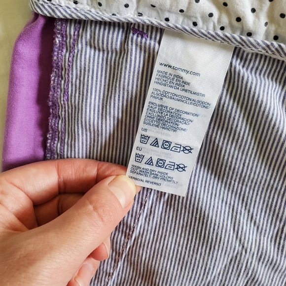 Tommy Hilfiger Purple Shorts - Size 6 - Picture 10 of 12